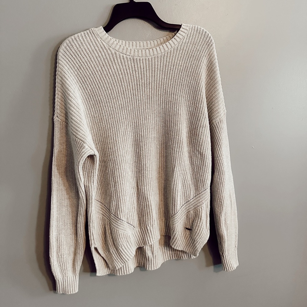 Hollister Cream Sweater